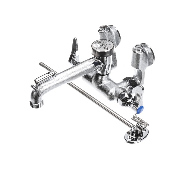 (image for) T&S Brass B-0667-RGH SERVICE SINK FAUCET, WALL MOUNT, ADJUSTA